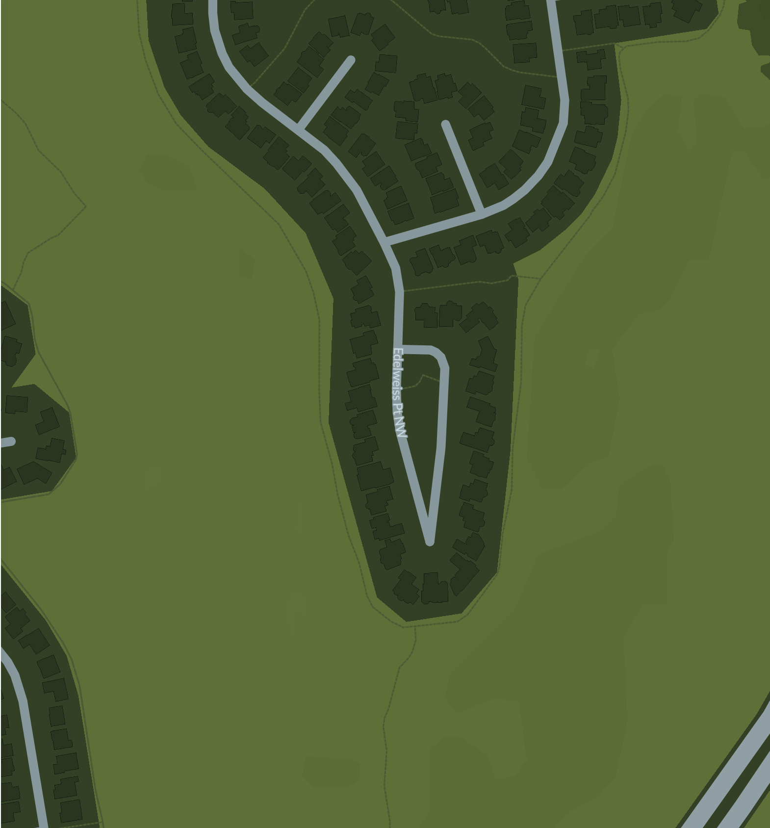 A screenshot of details explored in Mapbox.