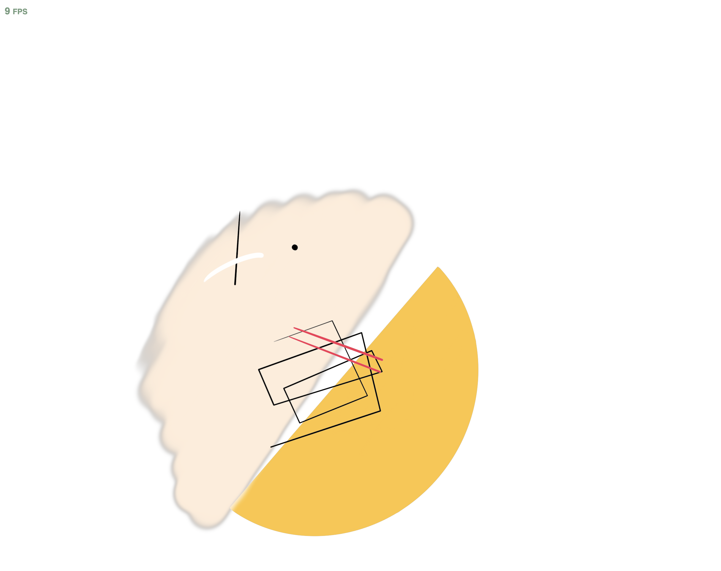 A screenshot of working with a personalized data portrait displayed on the live site.