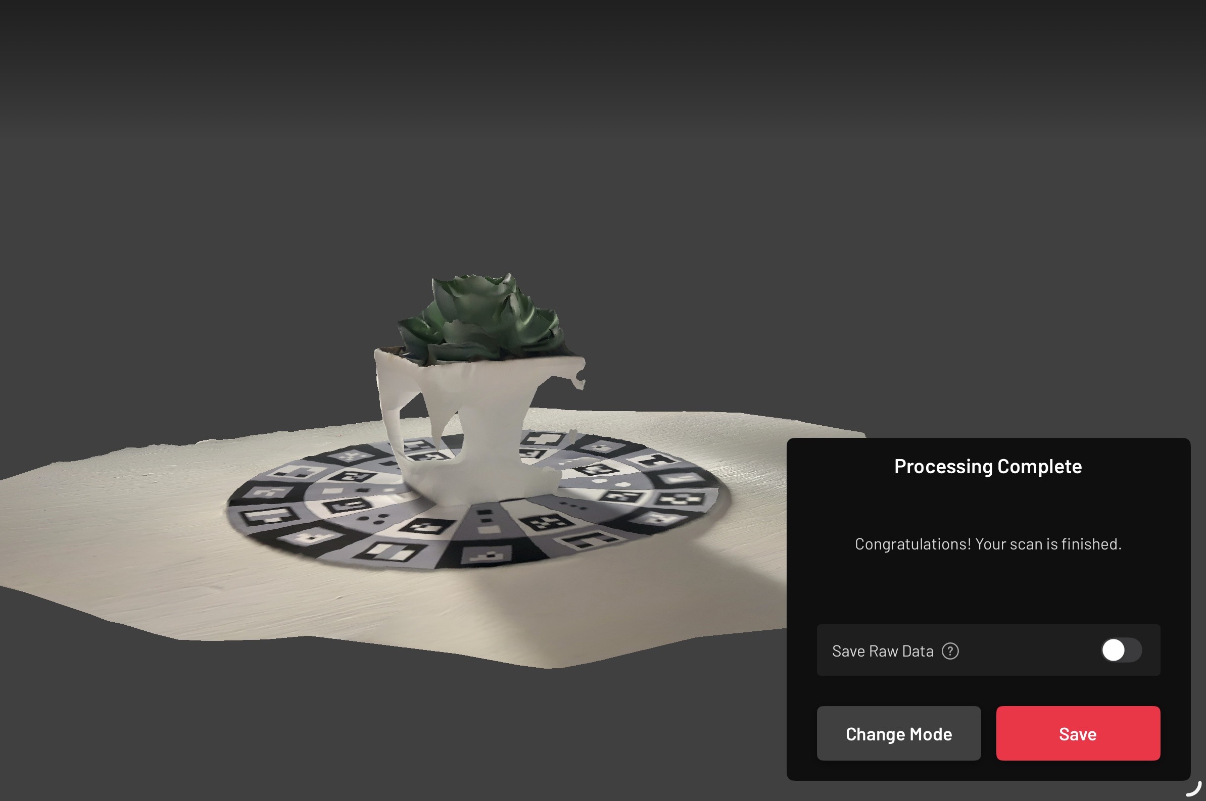 Another failed attempt at scanning a plant as an object.