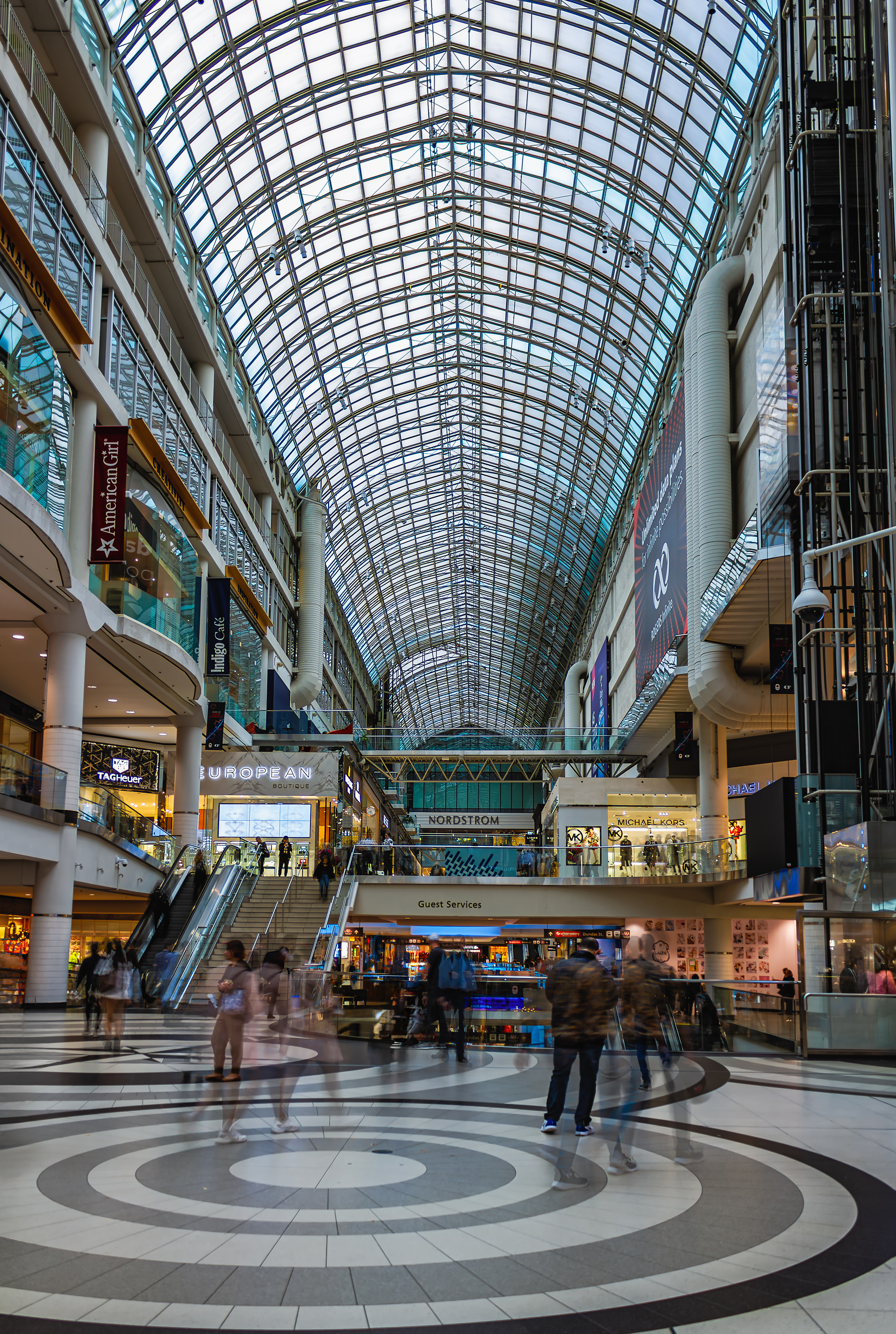 Sounds of the Indigo at the Eaton Centre in Toronto in December of 2025.